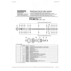 1 Corps De Roue Libre SHIMANO Y3AP98020 FH-M290-7-MC12 Alivio Complete Freewheel Body -Boutique De Vélos 1 corps de roue libre shimano y3ap98020 fh m290 7 mc12 alivio complete freewheel body 1