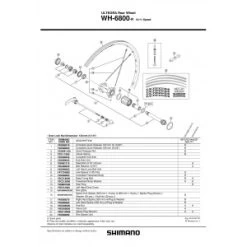 1 Corps De Roue Libre SHIMANO Y49398060 WH-6800-R Ultegra Complete Freewheel Body 5 1 Corps De Roue Libre SHIMANO Y49398060 WH-6800-R Ultegra Complete Freewheel Body -Boutique De Vélos 1 corps de roue libre shimano y49398060 wh 6800 r ultegra complete freewheel body 2