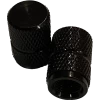 2 Bouchons De Valve BIKE PARTS Caps Shrader Noir