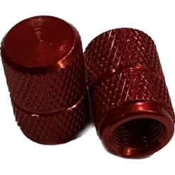 2 Bouchons De Valve BIKE PARTS Caps Shrader Rouge