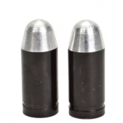2 Bouchons De Valve TRIK TOPZ Balle Caps Shrader Noir