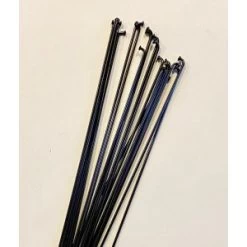 20 Rayons ATOMLAB Acier / 233mm Noir (BMX VTT 24")