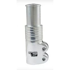 ERGOTEC REHAUSSE DE POTENCE AHEAD SET 1"1 / 8 ARGENT LIVRE AV. 5 BAGUES HAUTEUR 65MM