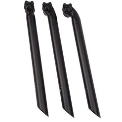 ERGOTEC TIGE DE SELLE D27.2 ALU L400 ROUTE / VTT NOIR DEPORT 10 MM (LEVEL 5)