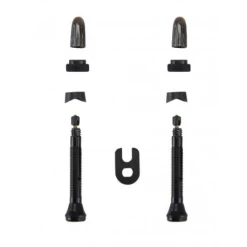 SCHWALBE Valve Tubeless Alu Noir 40mm (x2)