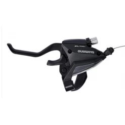 SHIMANO LEVIER / MANETTE VTT 3V GAUCHE STEF500 V-BRAKE NOIR 2 DOIGTS