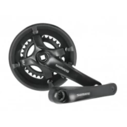 SHIMANO Pédalier TY501 46/30 175mm Noir FCTY501 Carré 7/8 Vit. Avec Carter