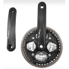SUNRACE PEDALIER VTT TRIPLE 48-38-28D L170 ALU FCM300 7 / 8V NOIR (AXE CARRE 127MM)