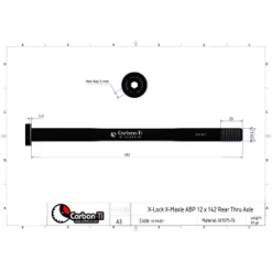 Axe De Cadre CARBON TI X-Lock X-Maxle ABP 192mm ((Trek, Devinci Split Pivot)) 6 Axe De Cadre CARBON TI X-Lock X-Maxle ABP 192mm ((Trek, Devinci Split Pivot)) -Boutique De Vélos axe de cadre carbon ti x lock x maxle abp 192mm trek 2014 2016 2