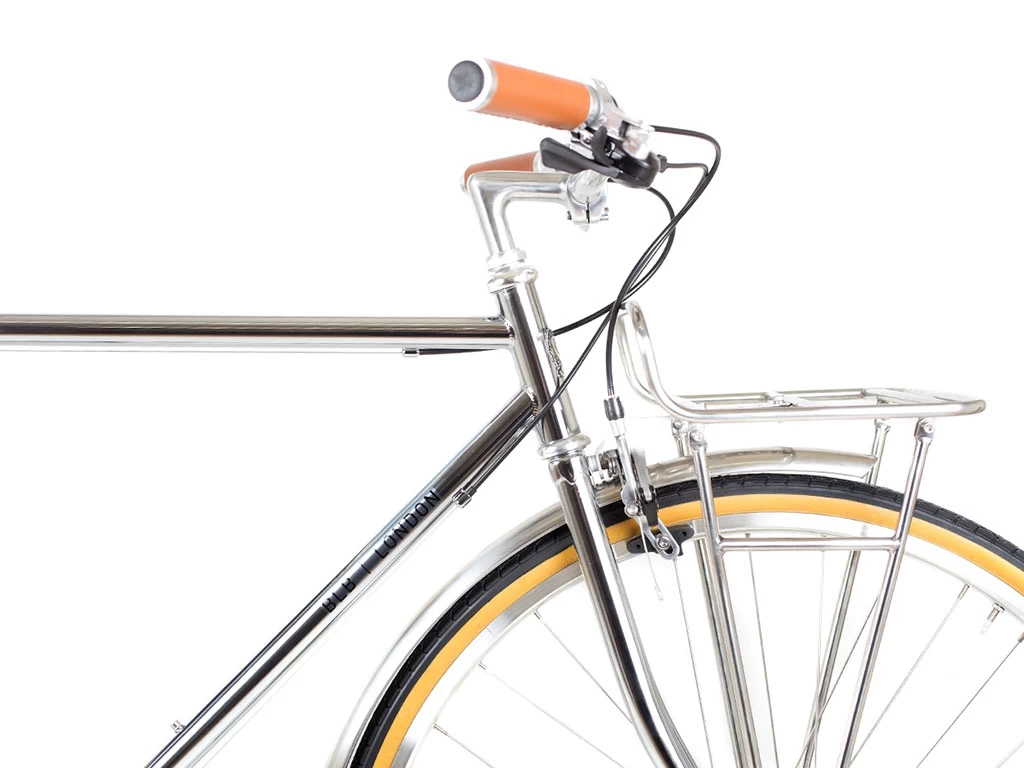BLB Beetle Town Bike – Chrome – 8 Vitesses 2 BLB Beetle Town Bike – Chrome – 8 Vitesses – Image 2