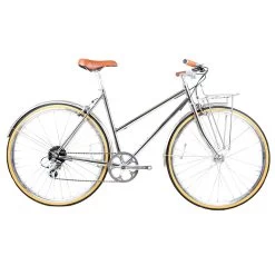 BLB Butterfly Town Bike – Chrome – 8 Vitesses