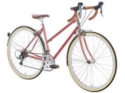 6KU – Helen – Rouge Doré -Boutique De Vélos fixie75 6ku helen 16spd city bike rose gold 3