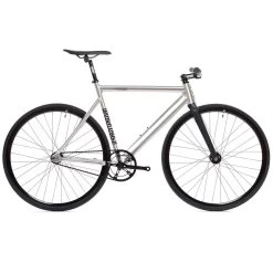 State Bicycle – 6061 Black Label V2 – Raw Aluminium -Boutique De Vélos fixie75 state bicycle 6061 black label v2 raw track 2