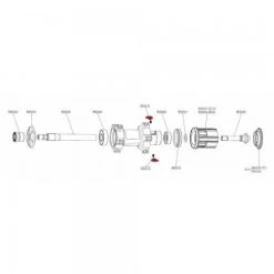 Kit Cliquets Corps Roue Libre MAVIC M40578 FTSL Pawls -Boutique De Vélos kit cliquets corps de roue libre mavic m40578 ftsl freehub body pawl 2