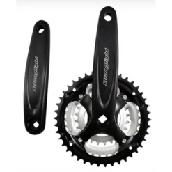 ARGOS PEDALIER VTT TRIPLE 42-34-24D L170 ALU STRONG 9V NOIR (AXE CARRE 113)